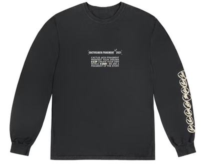 Travis Scott Cactus Jack For Fragment Logo L/S T-shirt – Hype Archive