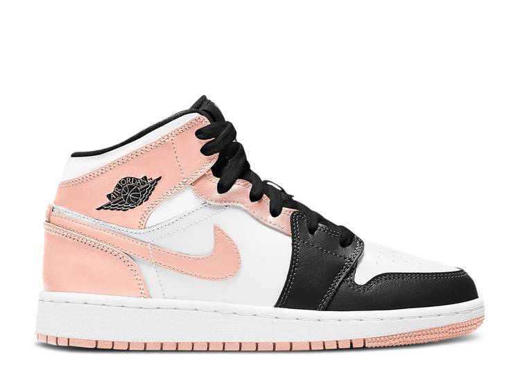 Air Jordan 1 Mid GS "Crimson Tint"