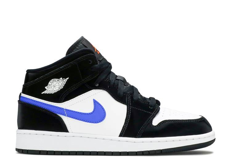 Air Jordan 1 Mid GS "Black Racer Blue"