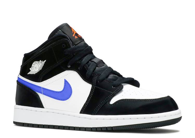 Air Jordan 1 Mid GS "Black Racer Blue"