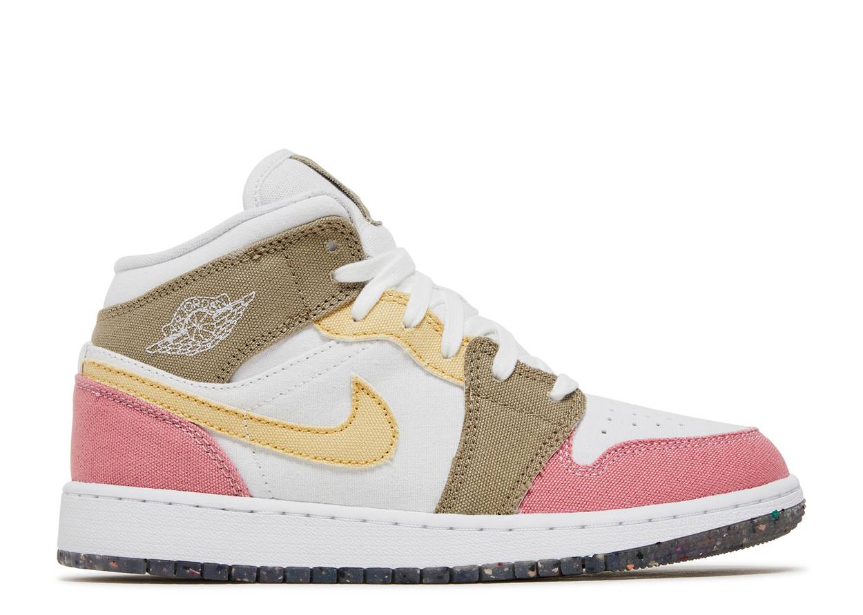 Air Jordan 1 Mid SE GS 'Pastel Grind'